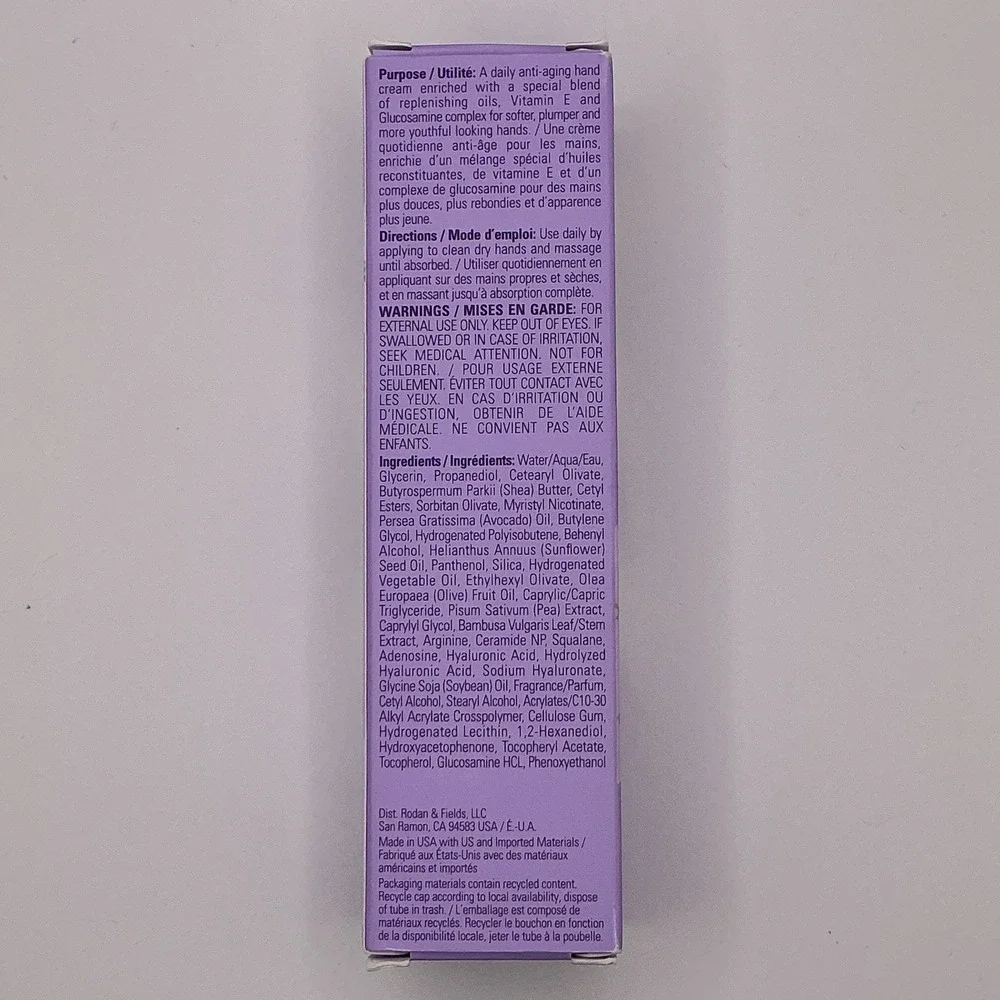 Rodan + Fields Volumizing Hand Cream 1.7‎ oz. 50 mL New in Box Sealed
